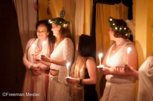 Candle Light Ceremony, Delilah, Kalara, Faren, Elizabeth